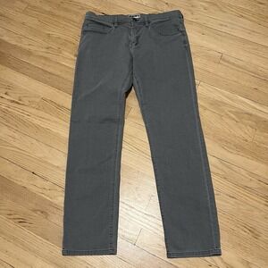 Travis Mathew Pants Mens 34 Gray Chino Faux‎ Denim Stretch Classic Casual Preppy